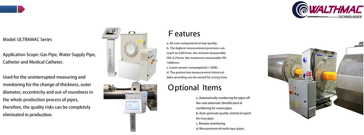 2pp pe pipe ultrasonic thickness gauge